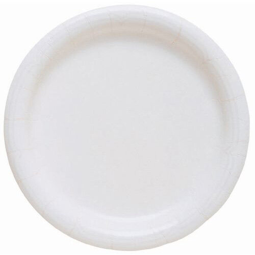 Disposable White Paper Plates 9inch Pack 1000 Hunt Office UK