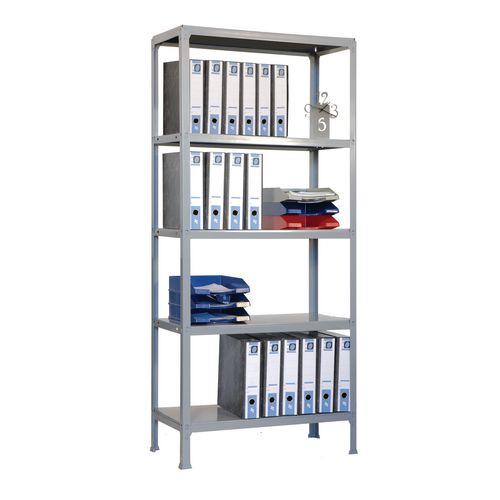 Lever Arch Shelving 2000mm High With 5 Shelves Hunt Office UK