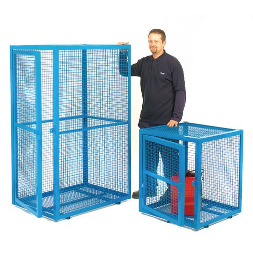 Storage Cage HxWxDmm 1630x2070x1000 Hunt Office UK