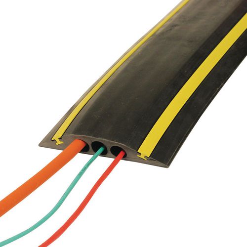 HiVis Industrial Cable Protector 3x23mm Circular Channels Hunt Office UK