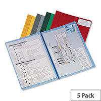 Rexel Nyrex A4 Blue Flat File with Inside Front Full Pocket 13035BU Pack 5 Rexel Nyrex A4 Blue Flat File with Inside Front Full Pocket 13035BU Pack 5