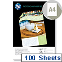 HP A4 White Professional Matte Inkjet Printer Paper 180gsm (Pack of 100) HP A4 White Professional Matte Inkjet Printer Paper 180gsm (Pack of 100)