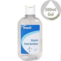 Teepol - Fully Approved Ethanol Based Hand Sanitiser Gel 500ml PCS 97238 Single Teepol - Fully Approved Ethanol Based Hand Sanitiser Gel 500ml PCS 97238 Single