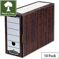 Fellowes Bankers Premium Woodgrain Transfer File Pack 10 Fellowes Bankers Premium Woodgrain Transfer File Pack 10