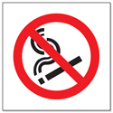 Safety Sign No Smoking Symbol 150x150mm Self-Adhesive Pack of 1 P01G/S Safety Sign No Smoking Symbol 150x150mm Self-Adhesive Pack of 1 P01G/S