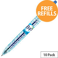 Pilot B2P Gel Rollerball 0.7mm Blue Ref 4902505377464 Pack of 10 (FREE Refills) Jan-Mar 2020 Pilot B2P Gel Rollerball 0.7mm Blue Ref 4902505377464 Pack of 10 (FREE Refills) Jan-Mar 2020