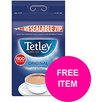 Tetley One Cup Teabags Tea Ref 1018K (Pack 1100) (Buy 2 Get Tetley Cold Infusions Starter Kit) Jan-Mar 20 Tetley One Cup Teabags Tea Ref 1018K (Pack 1100) (Buy 2 Get Tetley Cold Infusions Starter Kit) Jan-Mar 20