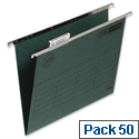 Elba Vertic Foolscap Suspension File Green with Tabs and Inserts E8592214 Pack 50 Elba Vertic Foolscap Suspension File Green with Tabs and Inserts E8592214 Pack 50