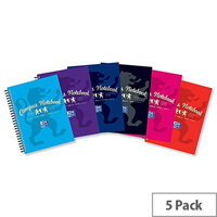 Campus A5 Plus Project Book Laminated Card Cover Wirebound 140 Pages 2 Hole 90gsm Ref 400013922 Campus A5 Plus Project Book Laminated Card Cover Wirebound 140 Pages 2 Hole 90gsm Ref 400013922