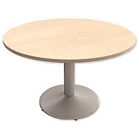 Trexus Boardroom Table Round Trumpet Base Dia1200xH725mm Maple Trexus Boardroom Table Round Trumpet Base Dia1200xH725mm Maple