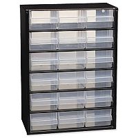 Raaco Steel Cabinet 18 Polypropylene Drawers Black Ref 110129 Raaco Steel Cabinet 18 Polypropylene Drawers Black Ref 110129