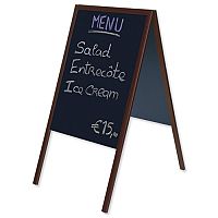 Franken Chalk A-Board Blackboard W536xH836mm A-frame H1200mm Ref BSKA1 Franken Chalk A-Board Blackboard W536xH836mm A-frame H1200mm Ref BSKA1