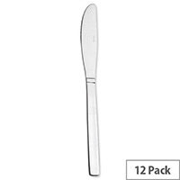 Table Knife Stainless Steel Cutlery Pack 12 Ref F01526 Table Knife Stainless Steel Cutlery Pack 12 Ref F01526