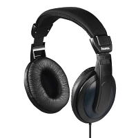 Hama HK-3033 Headphones Padded Over-Ear Stereo, 5m Cable, 32Ohm, Black Hama HK-3033 Headphones Padded Over-Ear Stereo, 5m Cable, 32Ohm, Black