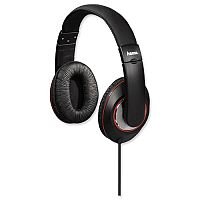 Hama HK-3033 Headphones Padded Over-Ear Stereo, 5m Cable, 32Ohm, Black Hama HK-3033 Headphones Padded Over-Ear Stereo, 5m Cable, 32Ohm, Black