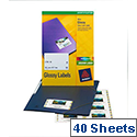 Avery L7767-40 Laser Printer Labels Glossy 295x209mm (40 Labels) Avery L7767-40 Laser Printer Labels Glossy 295x209mm (40 Labels)