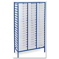 Trexus by Monarch Mobile Unit Metal Frame Complete with 57 Clear Shallow Trays Ref EF8028-57 Clear Trexus by Monarch Mobile Unit Metal Frame Complete with 57 Clear Shallow Trays Ref EF8028-57 Clear