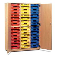 Trexus Mobile Cupboard Beech Ref MEQ48CX Carcass for 48 Shallow Tray Trexus Mobile Cupboard Beech Ref MEQ48CX Carcass for 48 Shallow Tray
