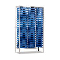 Trexus Mobile Unit Metal Frame 16 Extra Deep Tray Capacity Supplied Empty Grey Ref EF8028X Trexus Mobile Unit Metal Frame 16 Extra Deep Tray Capacity Supplied Empty Grey Ref EF8028X