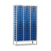 Trexus Mobile Unit Metal Frame 12 Shallow Tray Capacity Supplied Empty Grey Ref EF8802CX Trexus Mobile Unit Metal Frame 12 Shallow Tray Capacity Supplied Empty Grey Ref EF8802CX