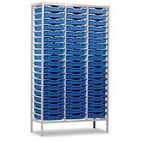 Trexus Mobile Unit Metal Frame 18 Shallow Tray Capacity Supplied Empty Grey Ref EF8801CX Trexus Mobile Unit Metal Frame 18 Shallow Tray Capacity Supplied Empty Grey Ref EF8801CX