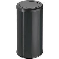 Hailo Big Bin Touch 45 Steel Coated Waste Bin 45 Litres Black Hailo Big Bin Touch 45 Steel Coated Waste Bin 45 Litres Black