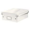 Leitz WOW Click and Store Organiser Box Medium White Ref 60580001 Leitz WOW Click and Store Organiser Box Medium White Ref 60580001