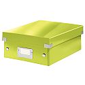 Leitz WOW Click and Store Organiser Box Medium Green Ref 60580064 Leitz WOW Click and Store Organiser Box Medium Green Ref 60580064