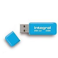 Integral Neon Memory Stick USB 3.0 Blue 32GB Integral Neon Memory Stick USB 3.0 Blue 32GB