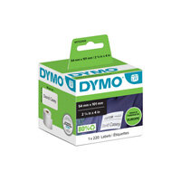 DYMO LabelWriter Shipping Adhesive Labels, White, 54x101mm (1 Roll of 220 Labels) - Compatible with LabelWriter Printers
