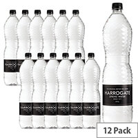 Harrogate Still Spring Water Bottles 1.5L Ref P150121S Pack 12 Harrogate Still Spring Water Bottles 1.5L Ref P150121S Pack 12
