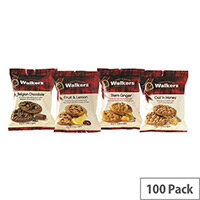 Walkers Individually Wrapped Twin Biscuit Assorted Biscuits. Flavours Include Belgian Chocolate, Fruit & Lemon, Stem Ginger & Oat'n Honey. Ideal In Any Office, Canteen, Reception Or Home. 100 x 25g Packs. Walkers Individually Wrapped Twin Biscuit Assorted Biscuits. Flavours Include Belgian Chocolate, Fruit & Lemon, Stem Ginger & Oat'n Honey. Ideal In Any Office, Canteen, Reception Or Home. 100 x 25g Packs.