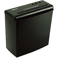 Texet Personal Shredder Strip Cut 6.5mm Black Texet Personal Shredder Strip Cut 6.5mm Black