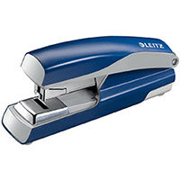 Leitz 5523 Metal Stapler Metallic Blue 40 Sheets of 80gsm Paper Leitz 5523 Metal Stapler Metallic Blue 40 Sheets of 80gsm Paper