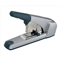 Leitz 5553 Heavy Duty Flat Clinch Metal Stapler Grey 120 Sheets of 80gsm Paper Leitz 5553 Heavy Duty Flat Clinch Metal Stapler Grey 120 Sheets of 80gsm Paper