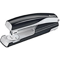 Leitz 5504 Metal Stapler Metallic Black 40 Sheets of 80gsm Paper Leitz 5504 Metal Stapler Metallic Black 40 Sheets of 80gsm Paper