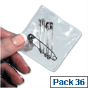 Wallace Cameron First-Aid Safety Pins Assorted Sizes Pack of 36 Wallace Cameron First-Aid Safety Pins Assorted Sizes Pack of 36