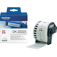 Brother P-touch DK-22223  50mm x 30.5m  Continuous Paper Tape  White