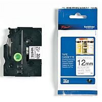 Brother P-Touch TZe-N231 Non-Laminated Labelling Tape, 12mm x 8m, Black on White - Perfect for Home and Office Labeling