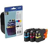 Brother LC123 Tri-Colour Ink Cartridge LC123RBWBP - Brother LC 123