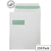 Purely Environmental Pocket SS Window Natural White 90gsm C4 (Pack of 250) Purely Environmental Pocket SS Window Natural White 90gsm C4 (Pack of 250)