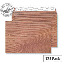 Creative Senses Polished Oak Pattern Wallet C5 Envelopes (Pack of 125) Creative Senses Polished Oak Pattern Wallet C5 Envelopes (Pack of 125)