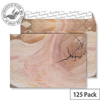Creative Senses Natural English Oak Pattern Wallet C5 Envelopes (Pack of 125) Creative Senses Natural English Oak Pattern Wallet C5 Envelopes (Pack of 125)