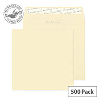 Creative Colour Clotted Cream Square Wallet Envelopes (Pack of 500) Creative Colour Clotted Cream Square Wallet Envelopes (Pack of 500)