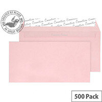 Creative Colour Baby Pink Wallet DL+ Envelopes (Pack of 500) Creative Colour Baby Pink Wallet DL+ Envelopes (Pack of 500)