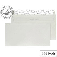 Creative Colour French Grey DL+ Wallet Envelopes (Pack of 500) Creative Colour French Grey DL+ Wallet Envelopes (Pack of 500)