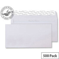 Creative Colour Ice White DL+ Wallet Envelopes (Pack of 500) Creative Colour Ice White DL+ Wallet Envelopes (Pack of 500)