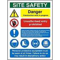 Construction Safety Board 600x800 Site Safety Sign 4mm Fluted Board Safety Construction Safety Board 600x800 Site Safety Sign 4mm Fluted Board Safety