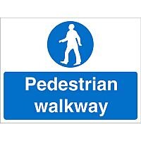 Construction Board 800x600 Safety Sign 3mm Foam PVC Pedestrian Walkway Construction Board 800x600 Safety Sign 3mm Foam PVC Pedestrian Walkway