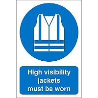 Construction Board 400x600Safety Sign 3mm High Vis Jackets Must Be Worn Construction Board 400x600Safety Sign 3mm High Vis Jackets Must Be Worn